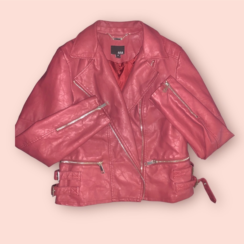 Burgundy Leather Jacket